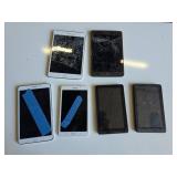 6 Tablets Samsung and Others, Damaged Screens