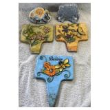 Garden Stones and Garden Signs