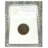 1862 Indian Head Penny
