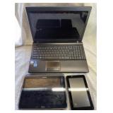 Laptop and Two Tablets selling for parts