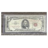 1963 Five Dollar Red Seal