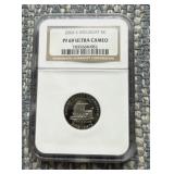 2004 S NGC PF69 Ultra Cameo Keelboat Nickel