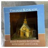 Thomas Kinkade Painted Sculpture Forest Chapel w