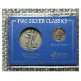 Two silver Classics Littleton Coin Company