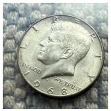 1968 40% Silver Kennedy Half Dollar