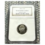 2001 S NGC PF 69 Ultra Cameo Jefferson Nickel