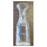 Vintage Glass Milk Bottle 11in