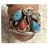 Native American Sterling Silver Ring Size Unknown