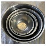 5 Stainless Steel Mixing Bowls