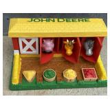 John Deere Pop-up Toy Barn With Four Farm Animals