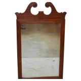 Antique Walnut Wall Mirror