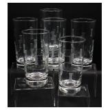 MCM Libbey Windsor Etched Highball Glasses