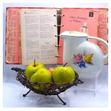 Vintage Better Homes Cookbook, Pitcher & Basket