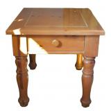 Vintage Broyhill Pine Side Table