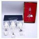 Ralph Lauren Baby Utensil Set & Lenox Pin Ornament