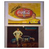 2 Signed Racecar Driver Photos