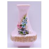 Vintage Hand Painted Lefton China Flower Vase