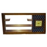Seth Thomas MCM Mirror Shadowbox Wall Clock