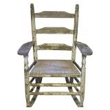 Vintage / Antique Chippy Paint Rocking Chair