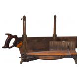 Antique Stanley Adjustable Mitre Box Saw