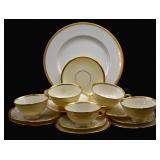 Lenox Tuxedo China - Plates, Cups, Saucers