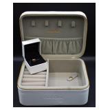 Pandora Jewelry Travel Case & K Charm