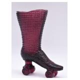 Boyd Glass Amethyst Roller Skate Boot