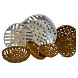 Woven Lattice Tobacco Baskets