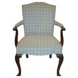 Vintage Chippendale-style Upholstered Chair