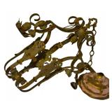 Antique Wrought Iron Pendant Light