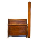 Antique Weesner Reams Twin Sleigh Bed