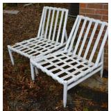 Pair of Frontgate Rolena Accent Patio Chairs