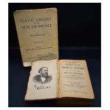 Antique Plastic Surgery & Medical Advise Books