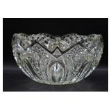 Vintage Brilliant Cut-style Crystal Bowl