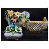 Antique Italian, Spainish & English Porcelain