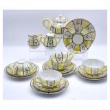 Antique Japan Porcelain Lusterware Kids Tea Set