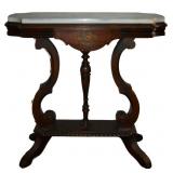 Antique Marble-top Hall / Foyer Table
