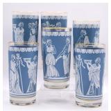 Vintage Jeannette Glass Hellenic Design Glassware