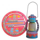 Antique Roy Rogers Toy Lantern & Spelling Board