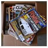 Box Full of Classic Car Magazines