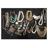 Costume Jewelry -Gold,Blue,Pearl