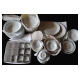 76 Pcs Noritake Snowville Dishes