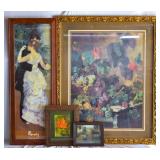 Renoir Danse, Basket of  Grapes, Leaf Art Prints