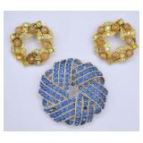 Vintage Rhonestone Brooches
