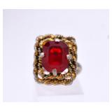 Vintage Sarah Coventry Red Ring