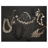 Assorted Costume Jewelry -Black & Silver