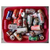 Collection of Vtg Soda Cans