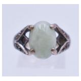 Sterling Silver Agate Stone Ring