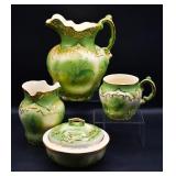 Antique-style Vanity Set - Chamber Pot, Pitcher +