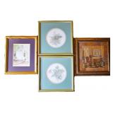 Vintage Wall Art - 2 Signed & Numbered